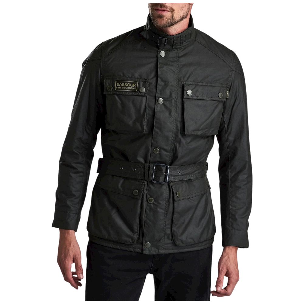 Barbour International giacca cerata Blackwell sage Giubbini Barbour International